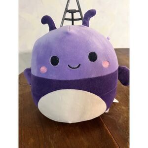 Squishmallows Purple Axel‎ the Beetle Plush Stuffed Animal Toy Kids 8 in.
